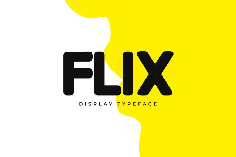 FLIX – Unique Display / Logo Typeface