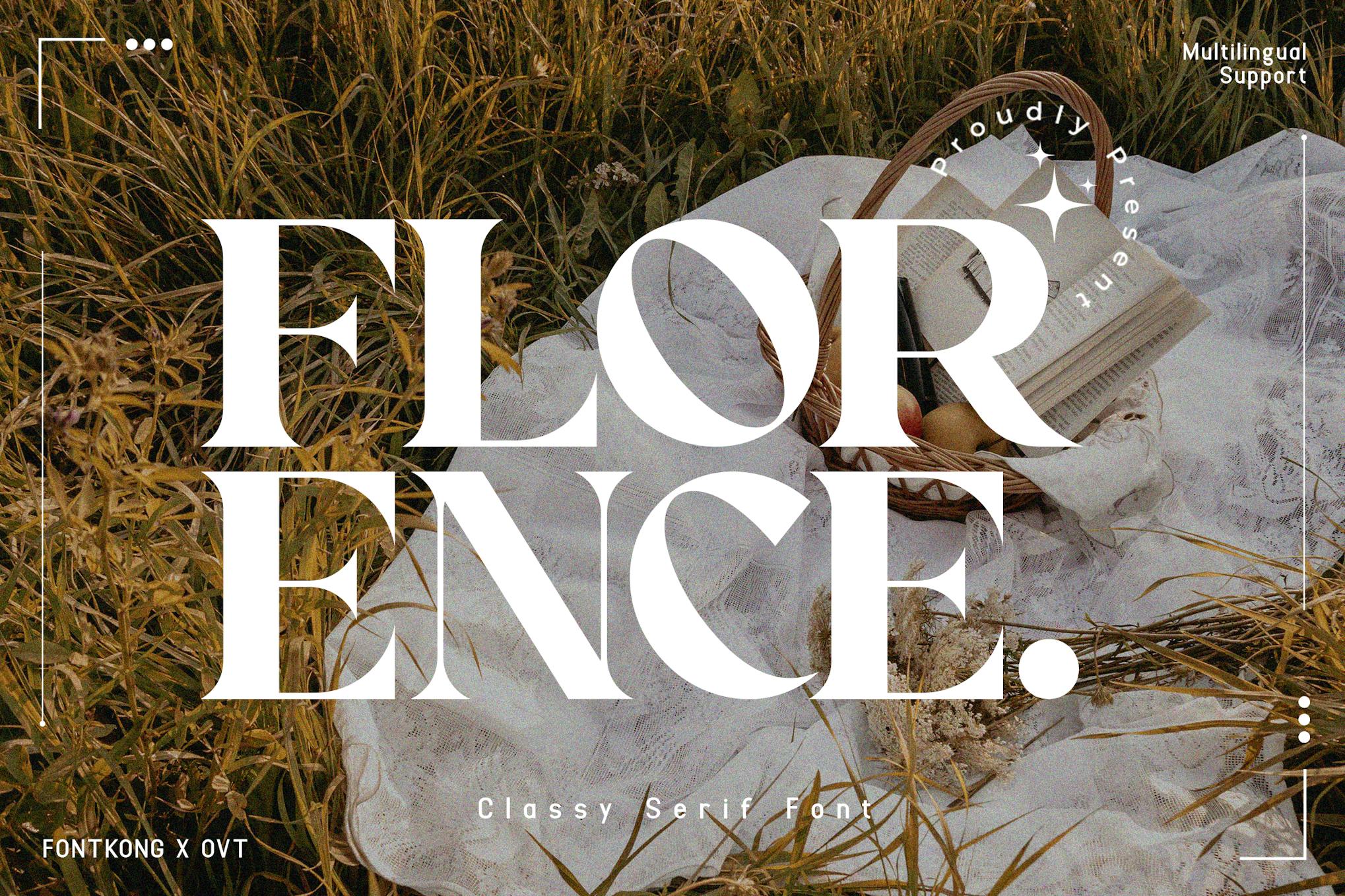 Florence – Classy Serif Font