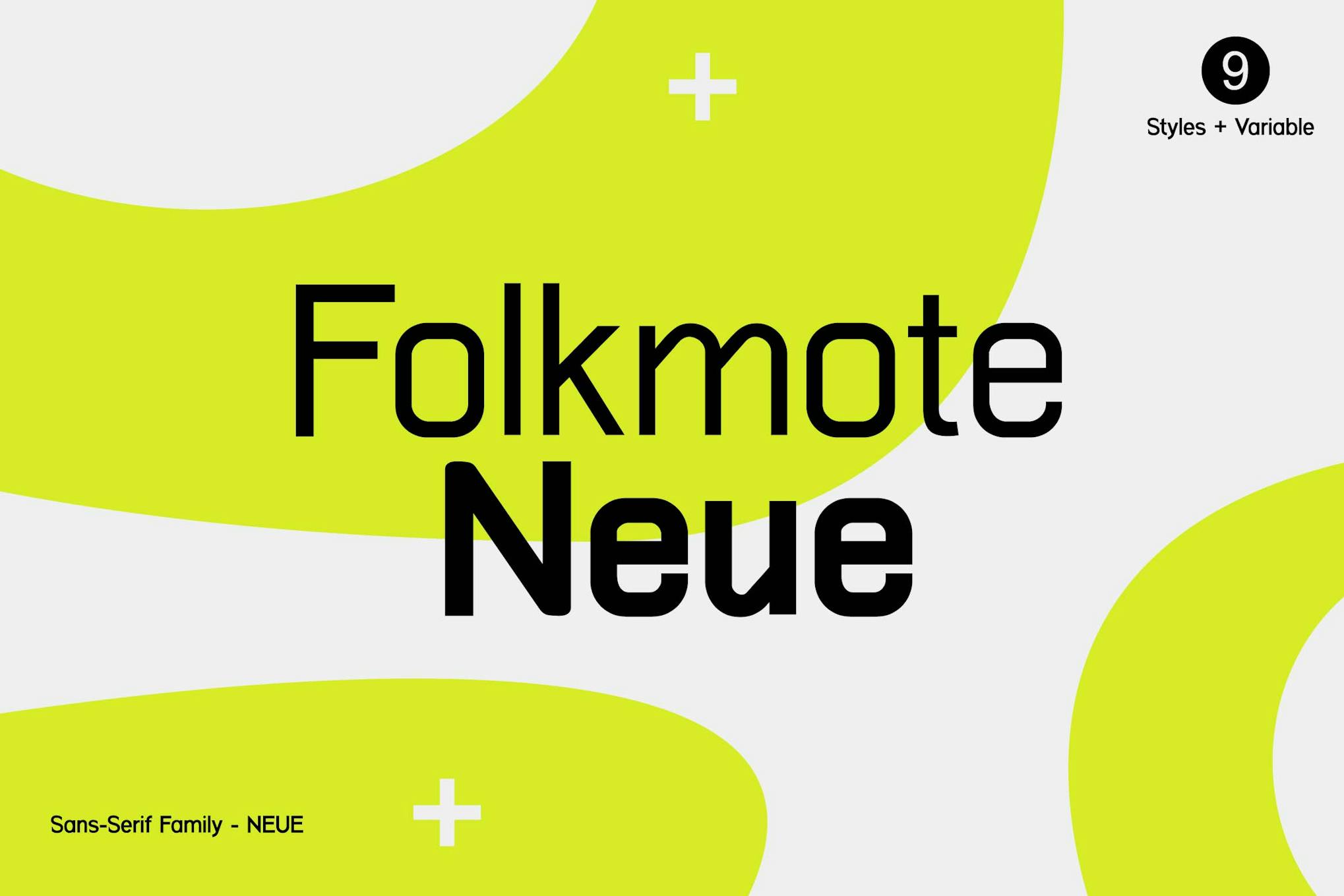Folkmote Neue Sans Serif Family