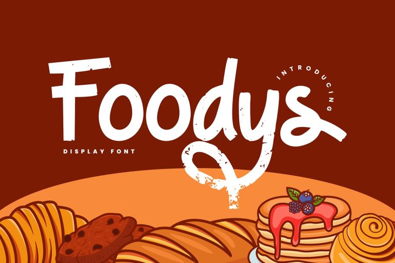 Foodys – Food Display Font