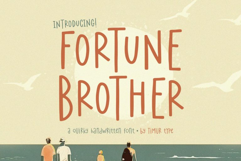 Fortune Brother – Quirky Handwritten Font TT