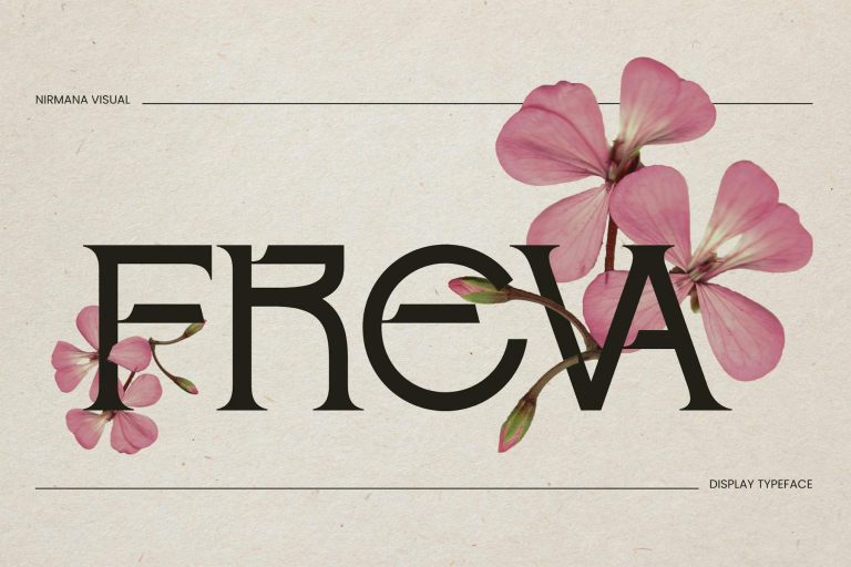 Freva – Modern Branding Logo Font