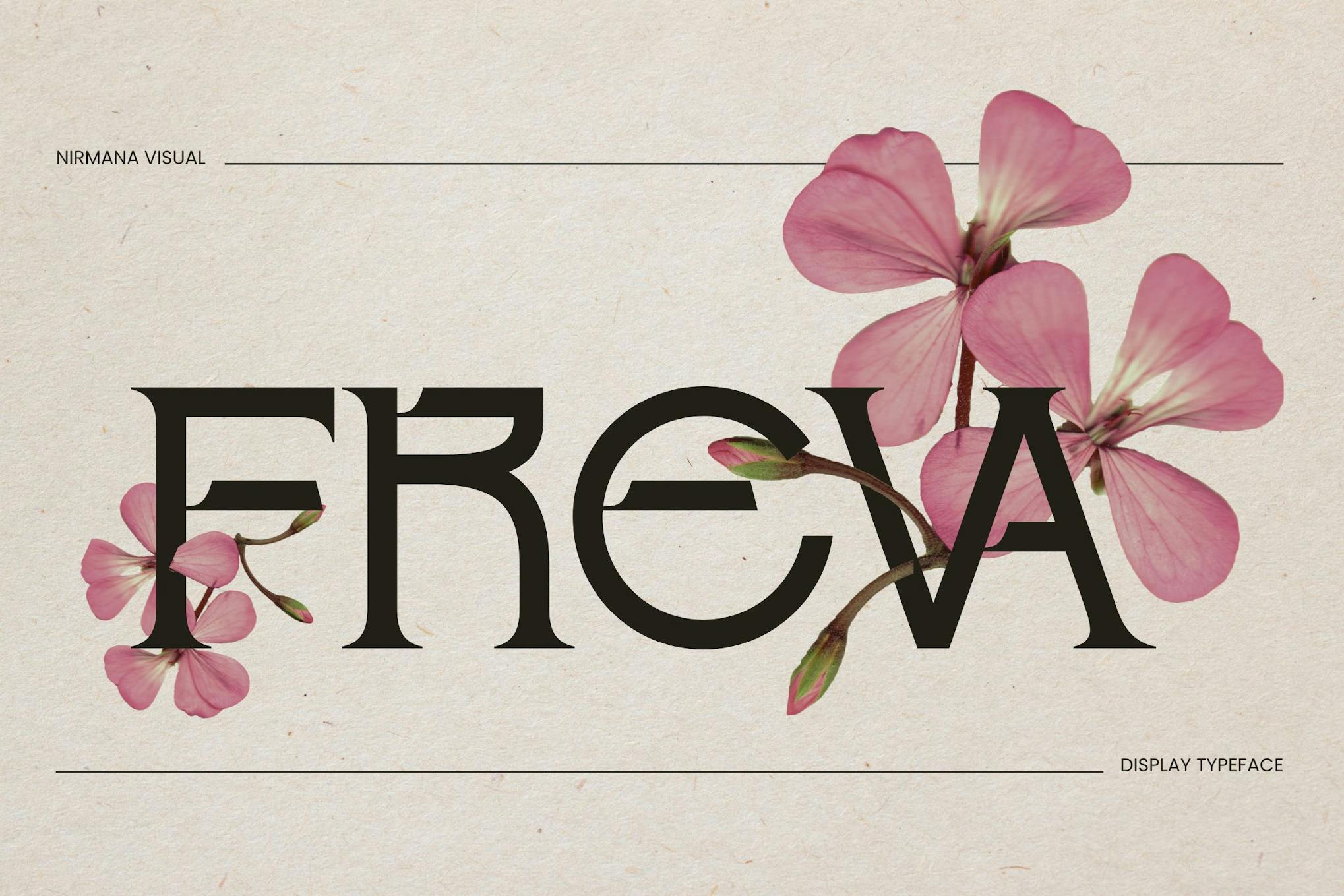Freva – Modern Branding Logo Font