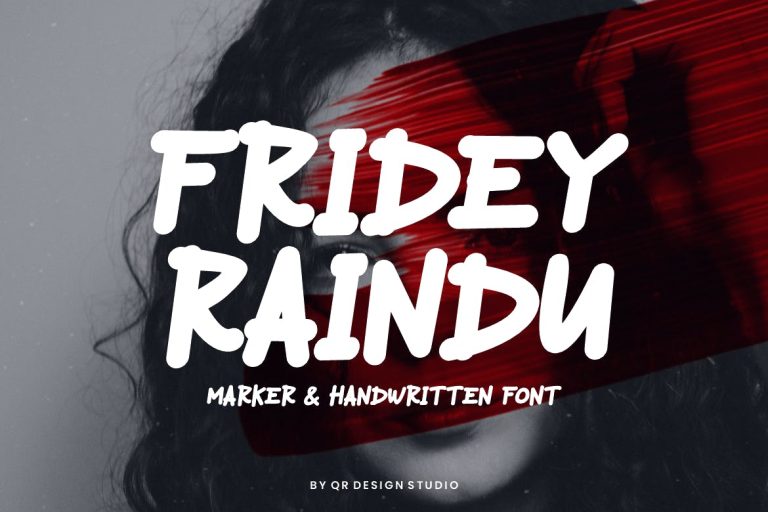 Fridey Raindu – Stamp & Hand Drawn Font