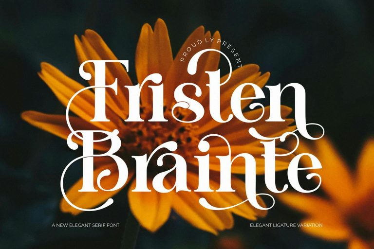 Fristen Brainte Elegant Ligature Serif