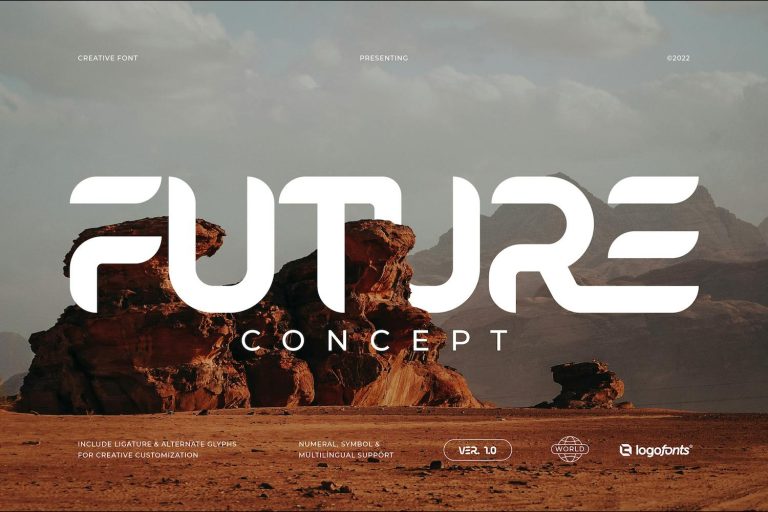 Future Concept – Modern Font