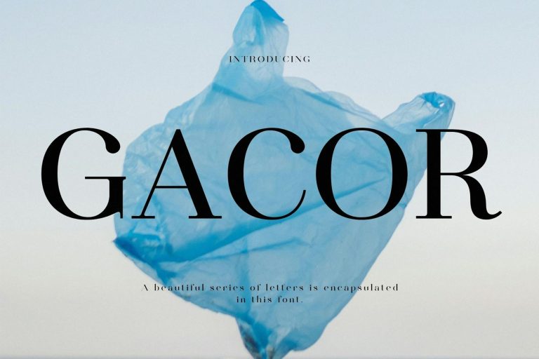Gacor Modern Serif Font