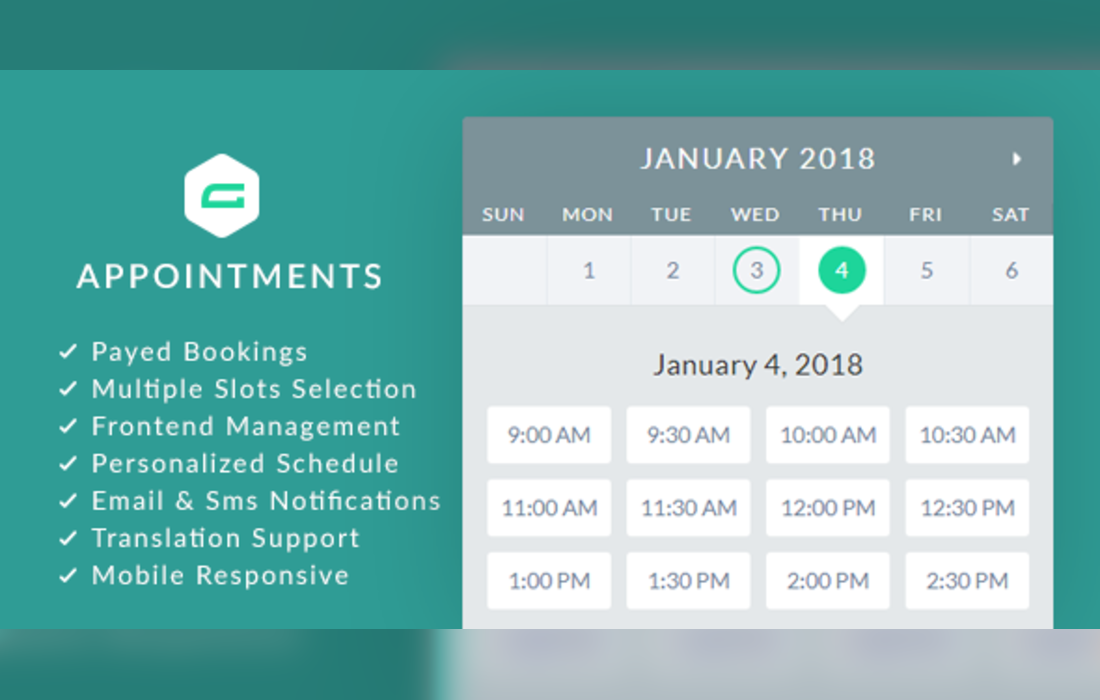 gAppointments – Appointment booking addon for Gravity Forms