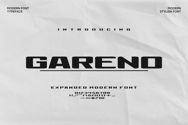 Gareno Font