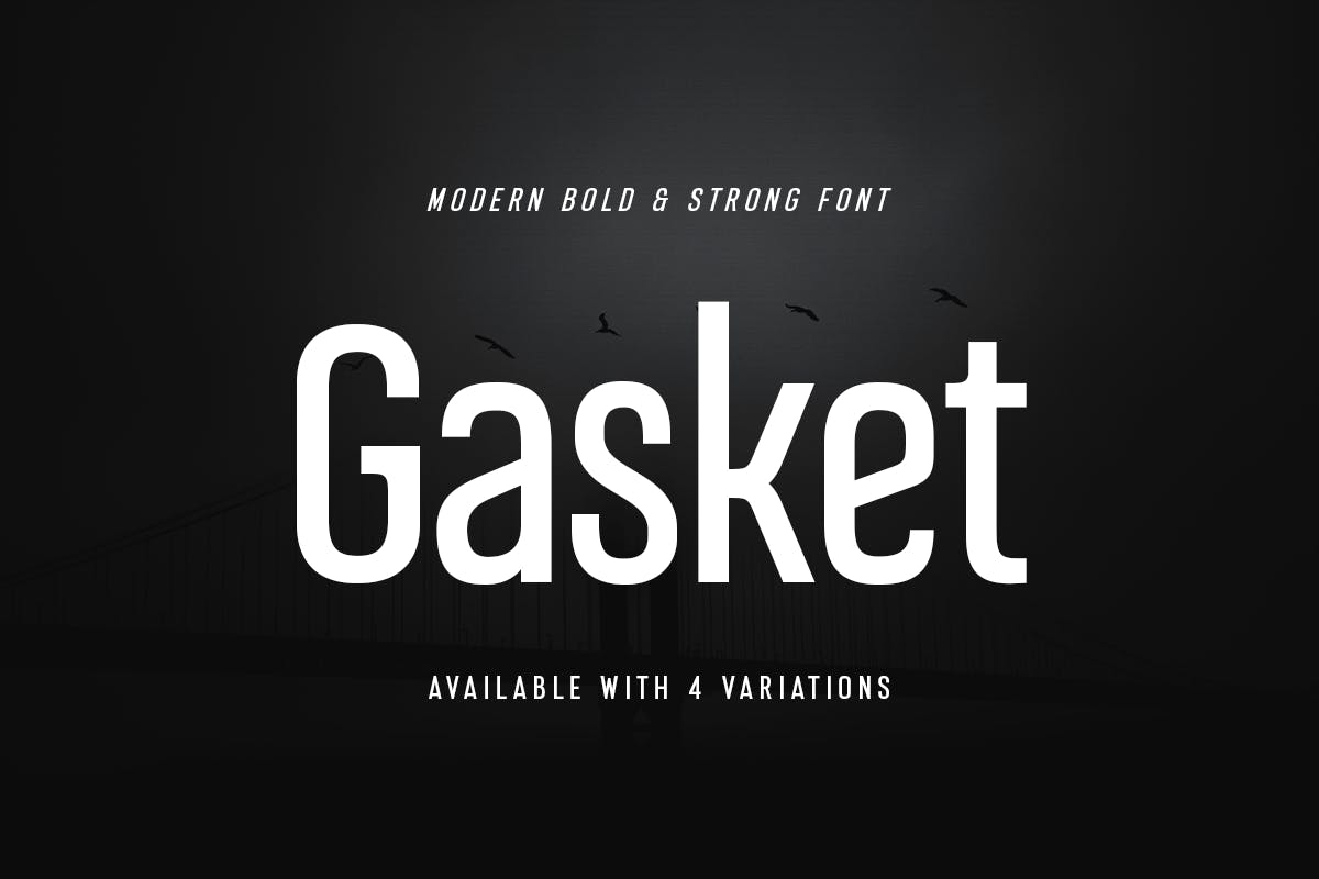 Gasket – Modern Corporate Condensed Sans Serif