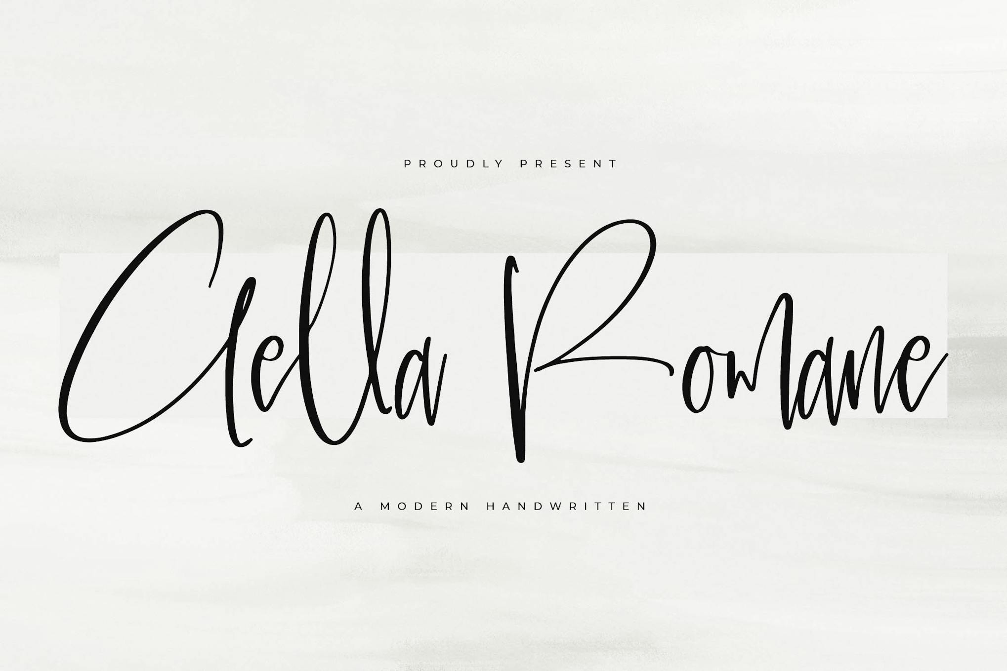 Gella Romane Modern Handwritten