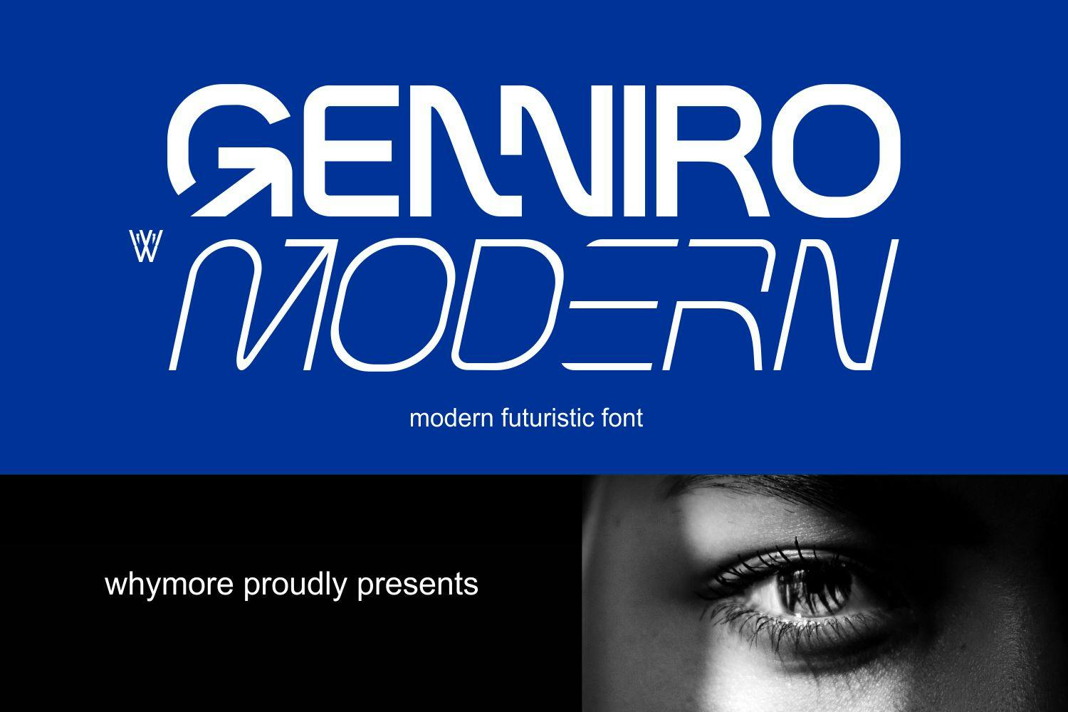 Genniro | Futuristic Font