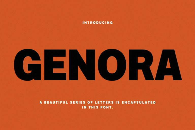 Genora Modern Sans Font