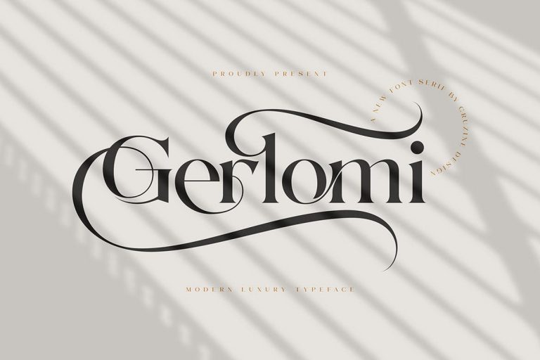 Gerlomi – Luxury Serif Font