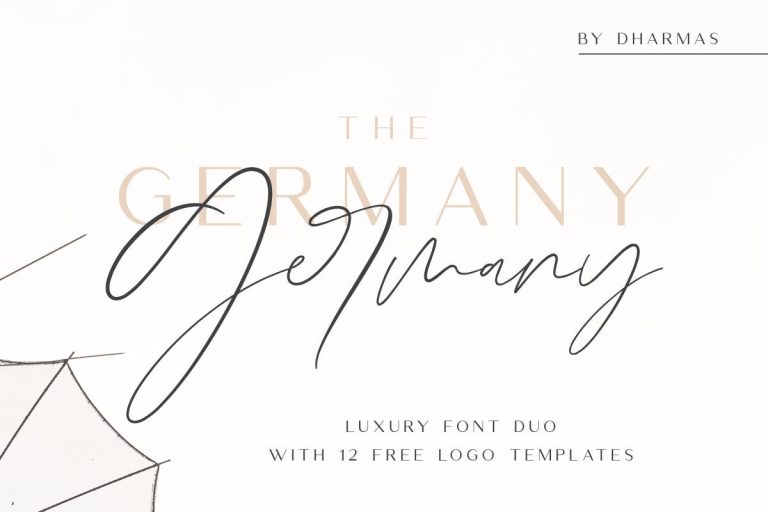 Germany – Modern Font Duo