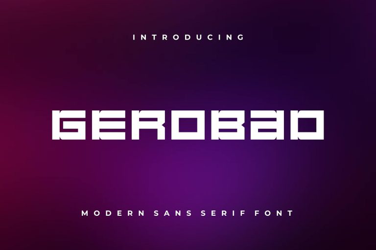 Gerobad Font