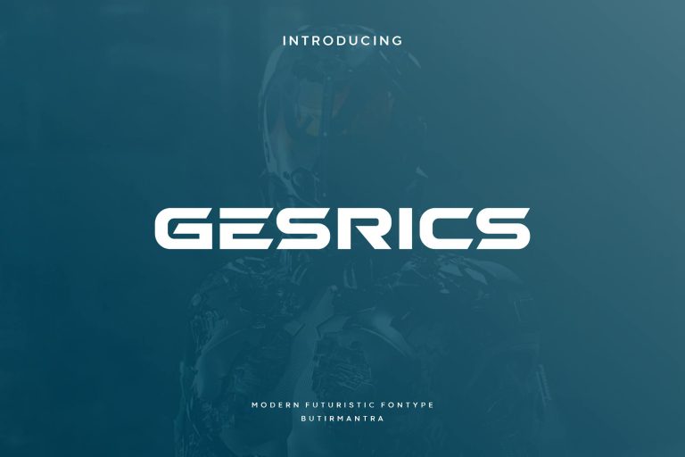 Gesrics – Futuristic Font