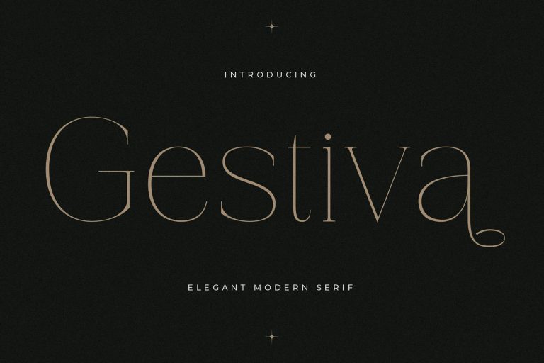 Gestiva Elegant Modern Serif Font