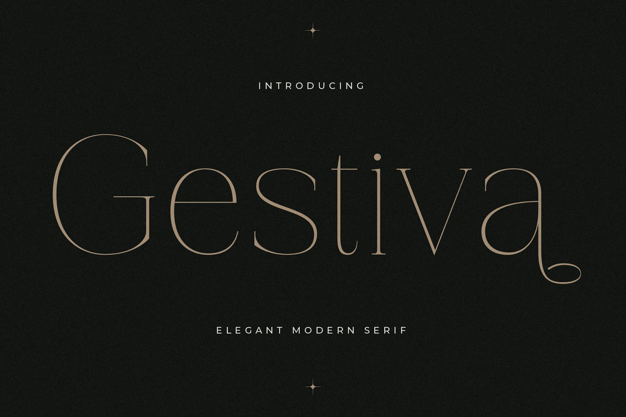 Gestiva Elegant Modern Serif Font
