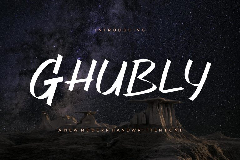 Ghubly – Font