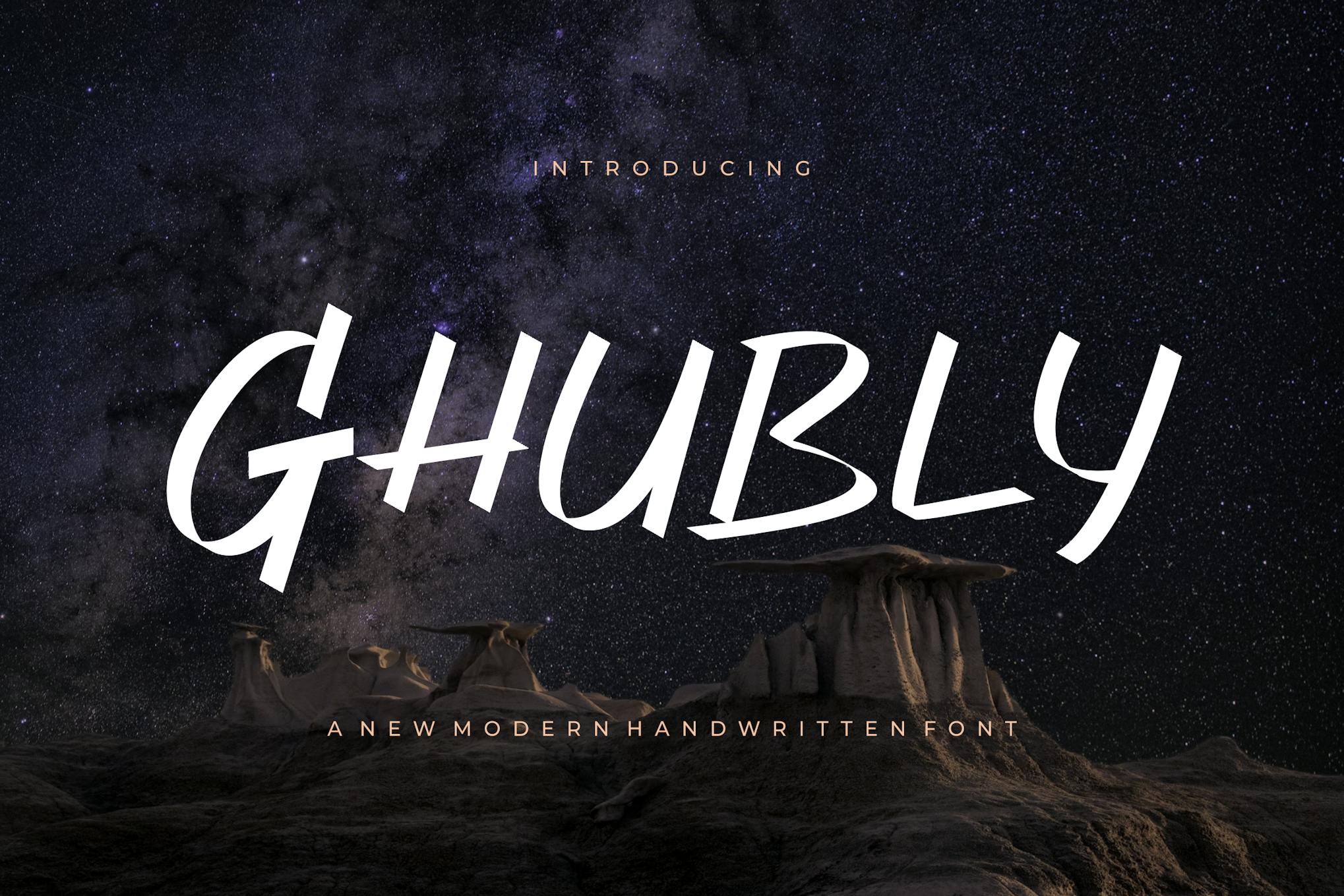 Ghubly – Font