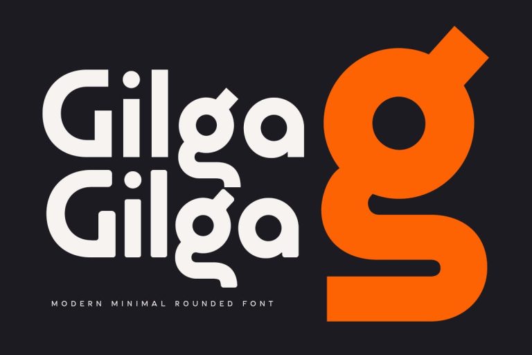 Gilga – Modern Minimal Rounded Font