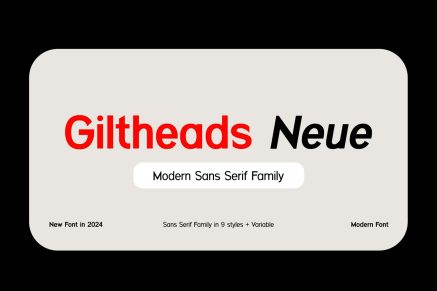 Giltheads Neue Sans Serif Family