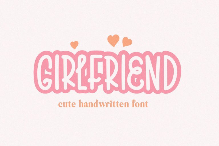 Girlfriend Romantic Handwritten Font