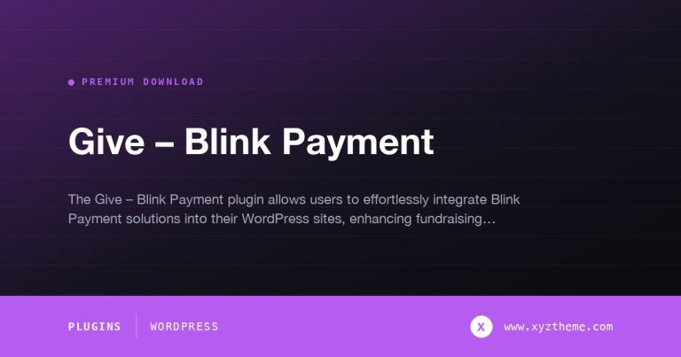 Give – Blink Payment