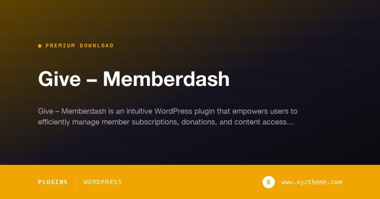 Give – Memberdash