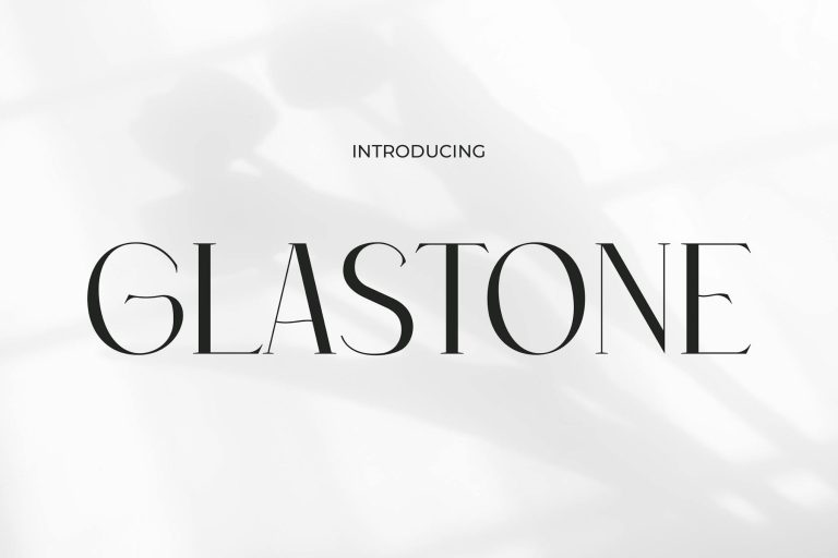 Glaston – Modern Elegance and Beauty Font