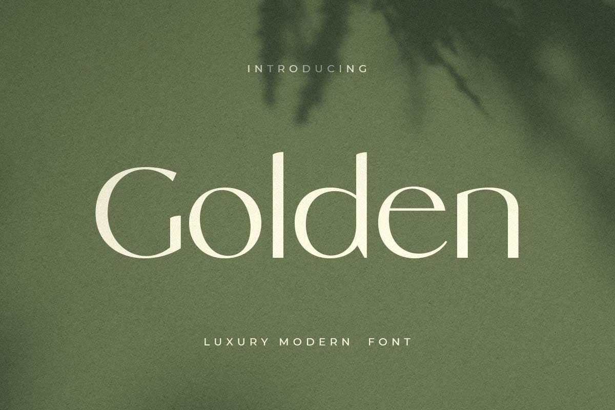 Golden – Luxury Modern Font