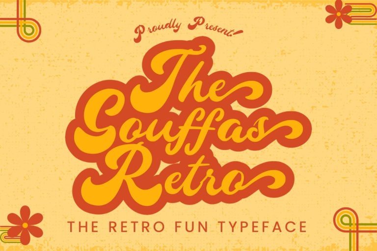 Gouffas – Retro Fun Font