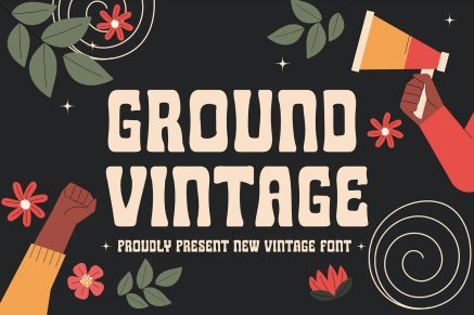 Ground Vintage – Groovy Display Font