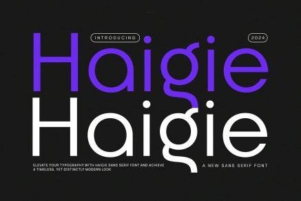 Haigie – Modern Sans Serif