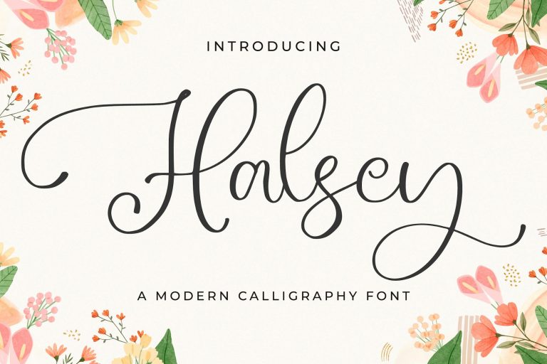 Halsey – Wedding Font