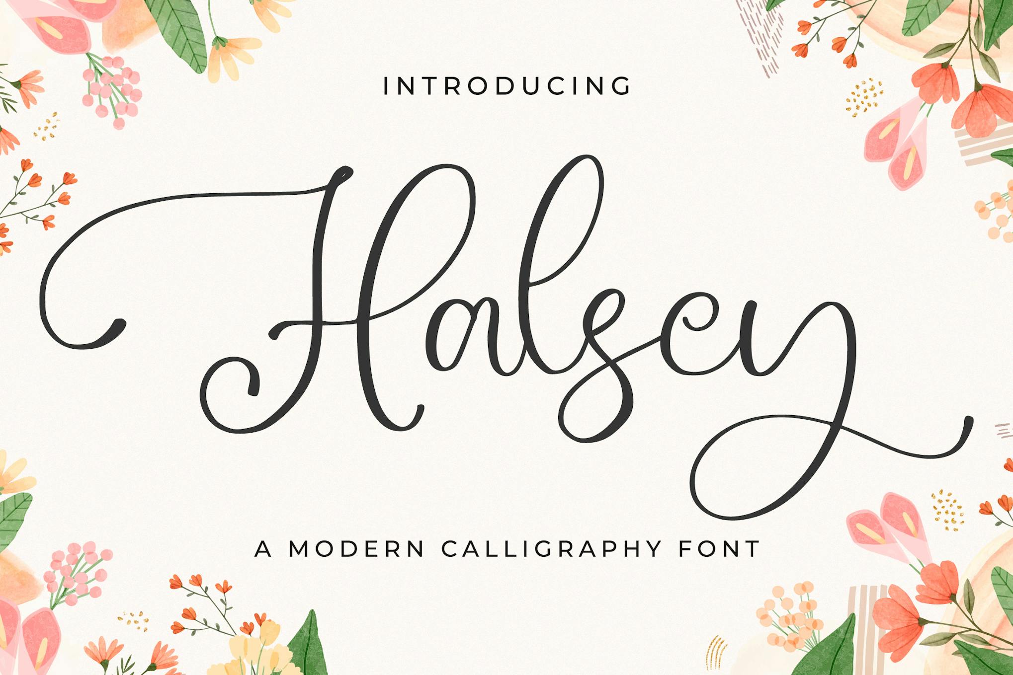 Halsey – Wedding Font
