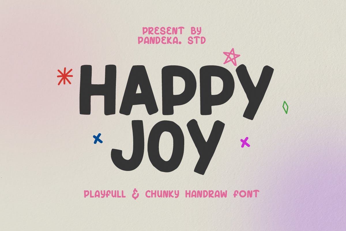 Happy Joy – Playful Chunky Font