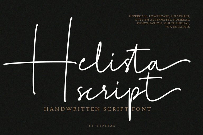 Helista Script Font