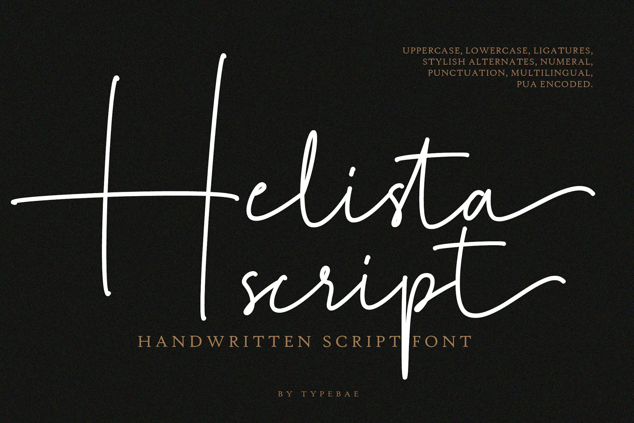 Helista Script Font