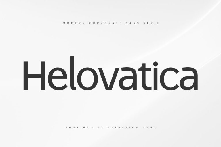 Helovatica – Modern Corporate Sans Serif