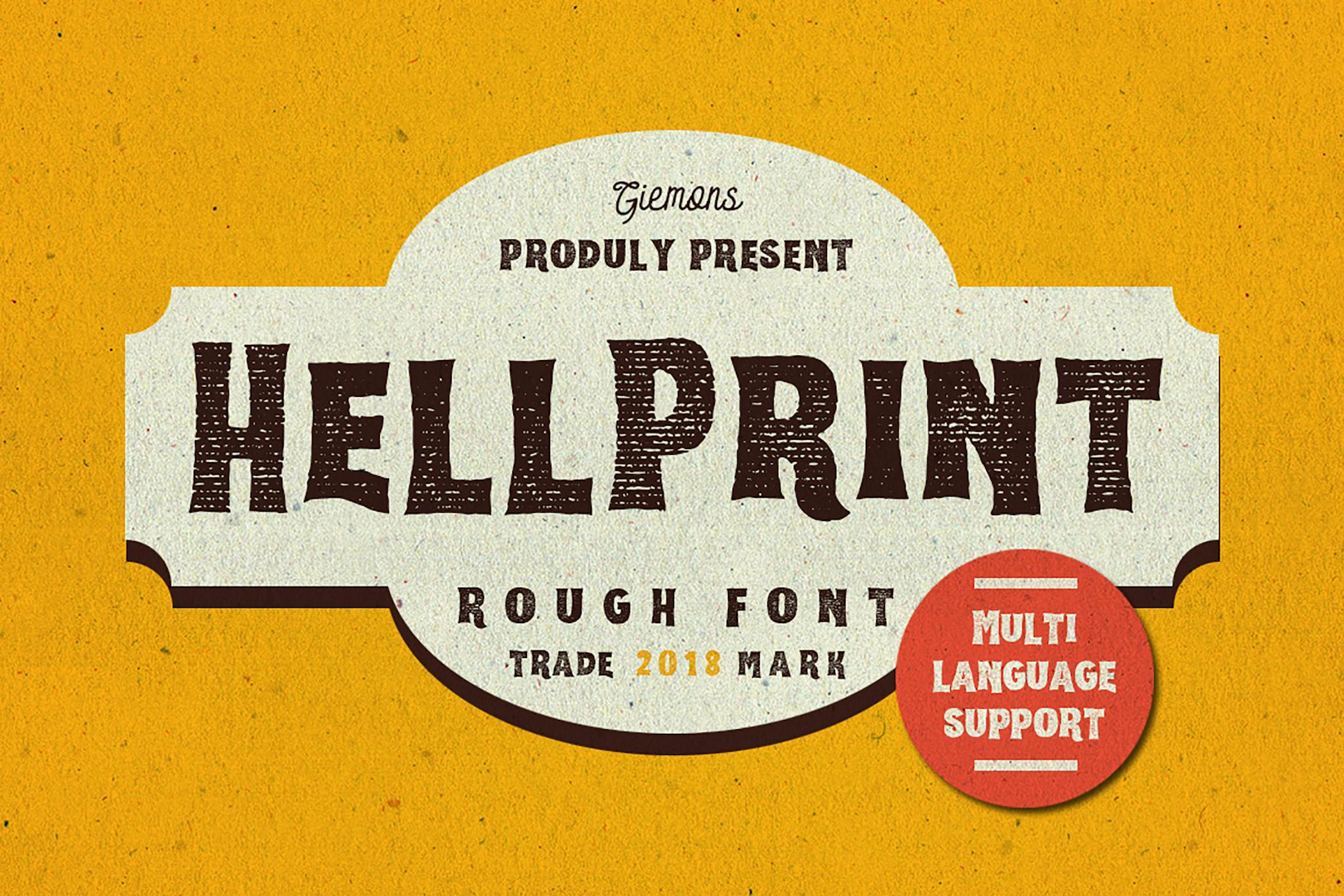 Helprint Typeface