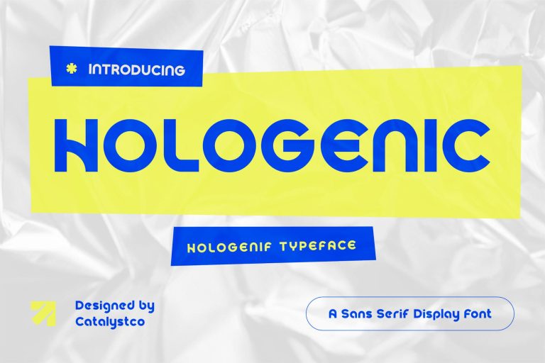 Hologenic Sans Serif Display Font