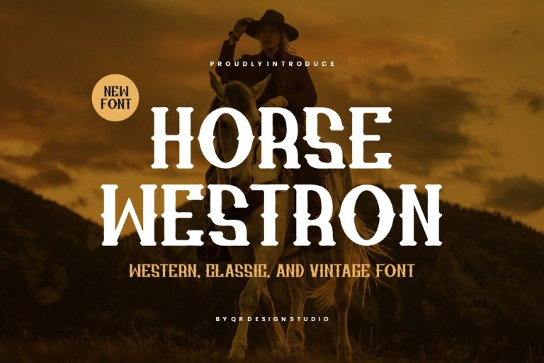 Horse Westron – Western & Vintage Font