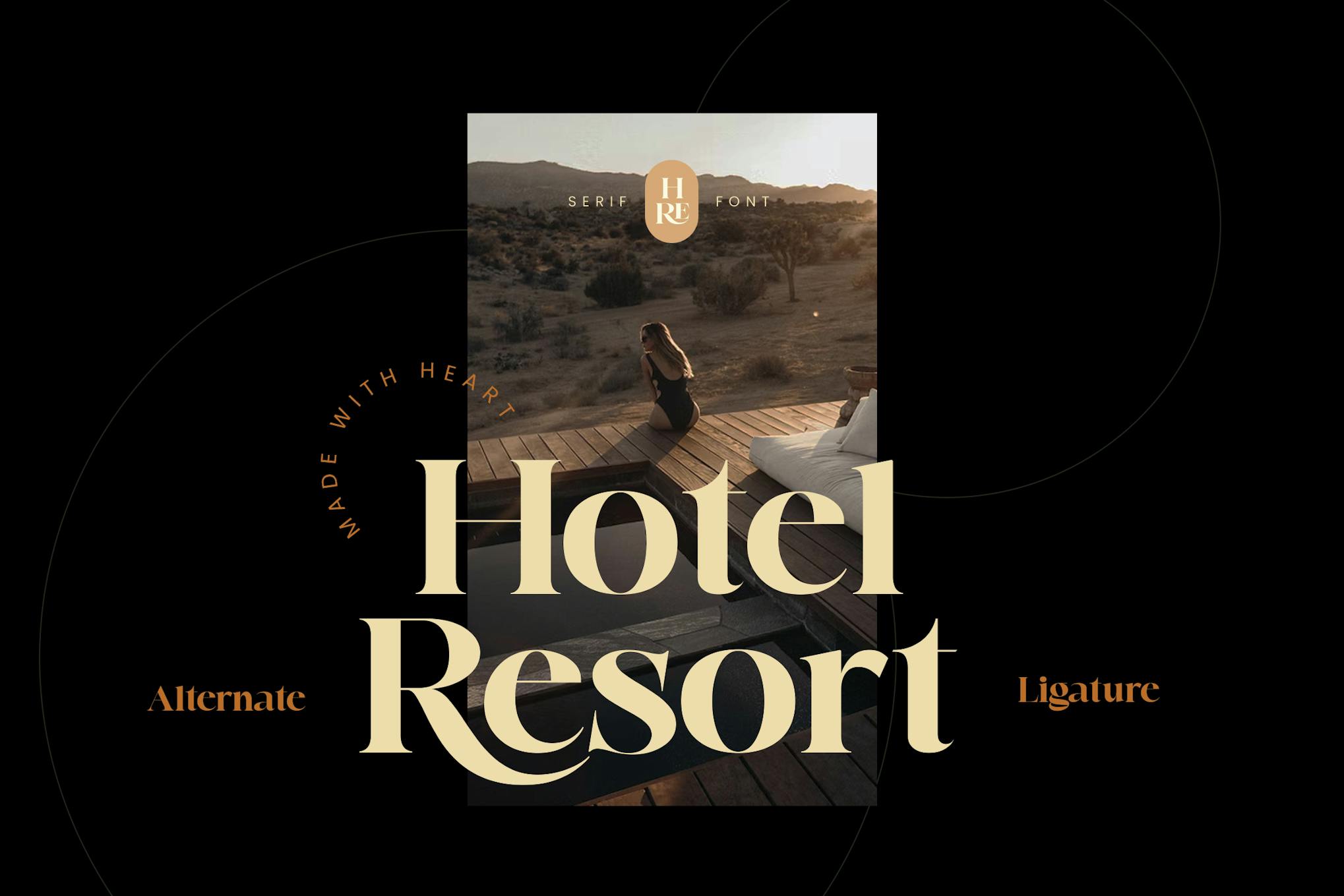 Hotel Resort – Luxury Business Font