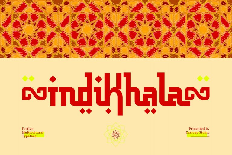 Indikhala – Arabic Eid Multi Culture Typeface