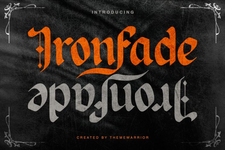 Ironfade – Blackletter Font