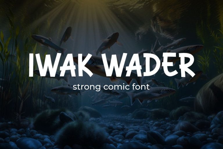 Iwak Wader – Strong Comic Font