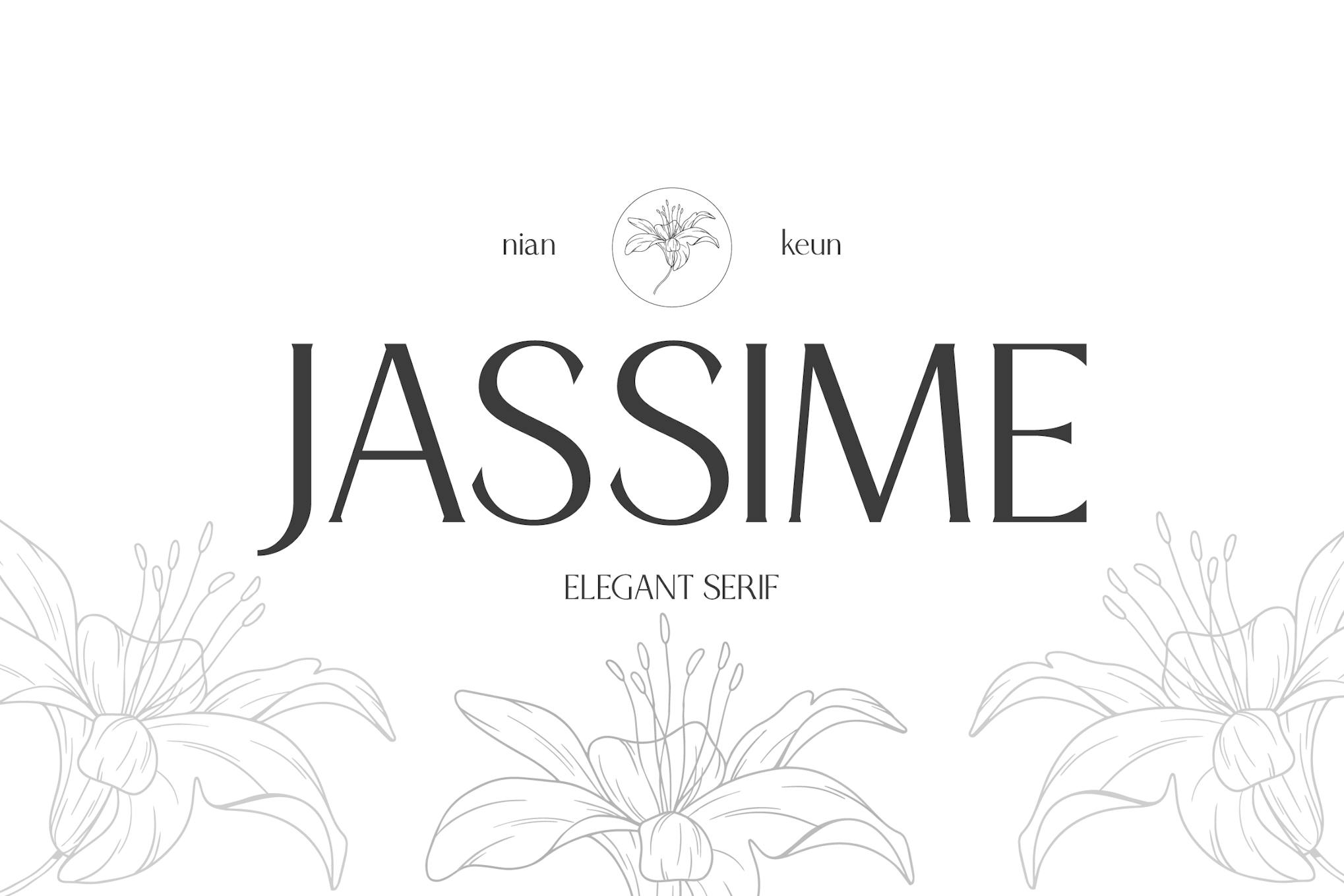 Jassime – Elegant Serif