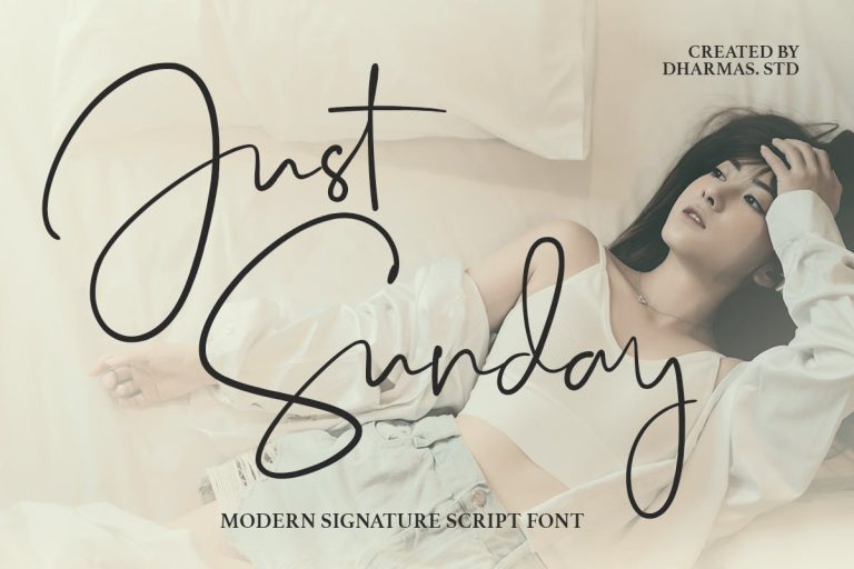 Just Sunday – Elegant Luxury Font
